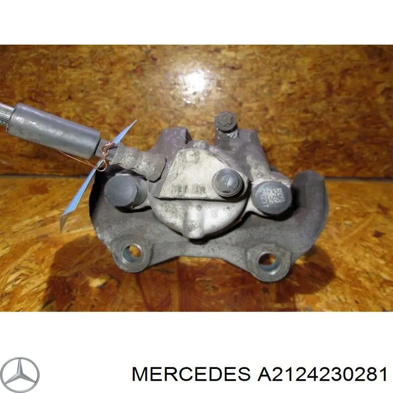 A2124230281 Mercedes pinza de freno trasera izquierda