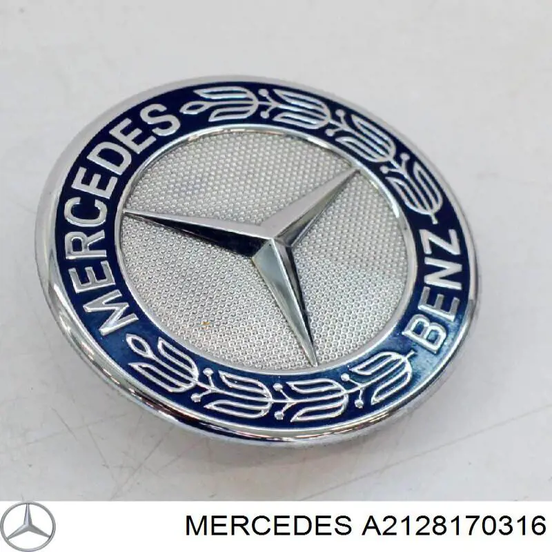 A2128170316 Mercedes emblema de capó