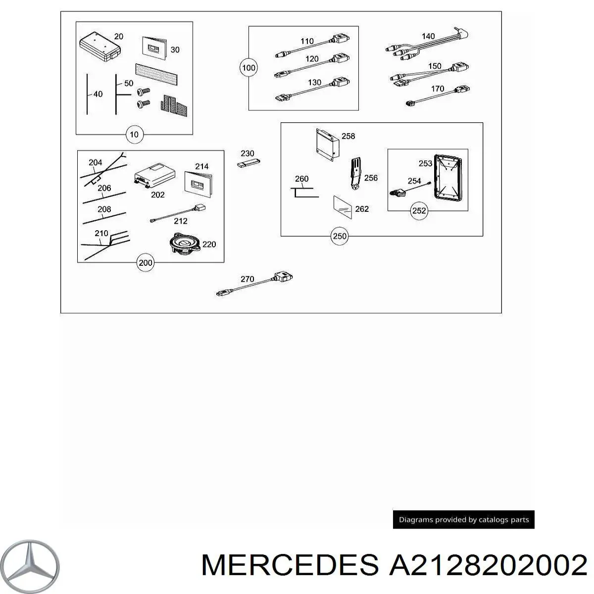 A2128202002 Mercedes 