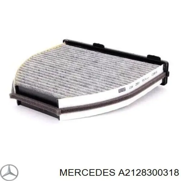 A2128300318 Mercedes filtro de habitáculo