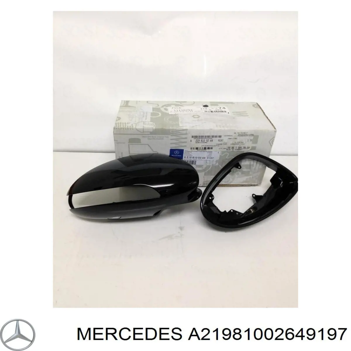  Superposicion(Cubierta) De Espejo Retrovisor Derecho para Mercedes CLS C219