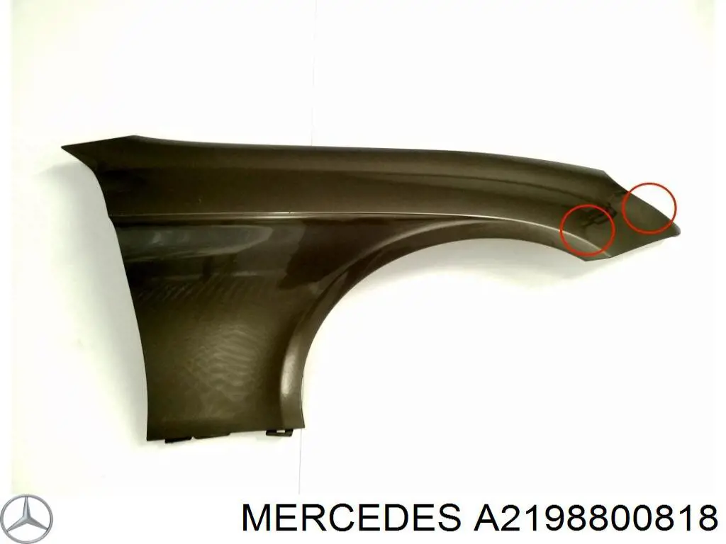  Guardabarros delantero derecho para Mercedes CLS C219