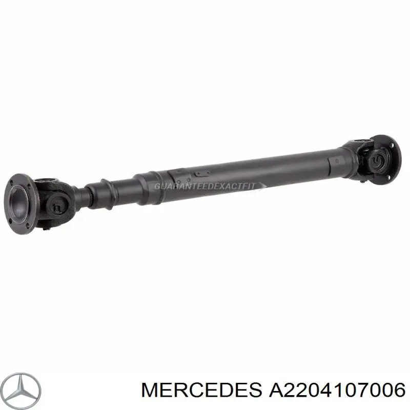 2204107006 Mercedes árbol cardán, eje delantero