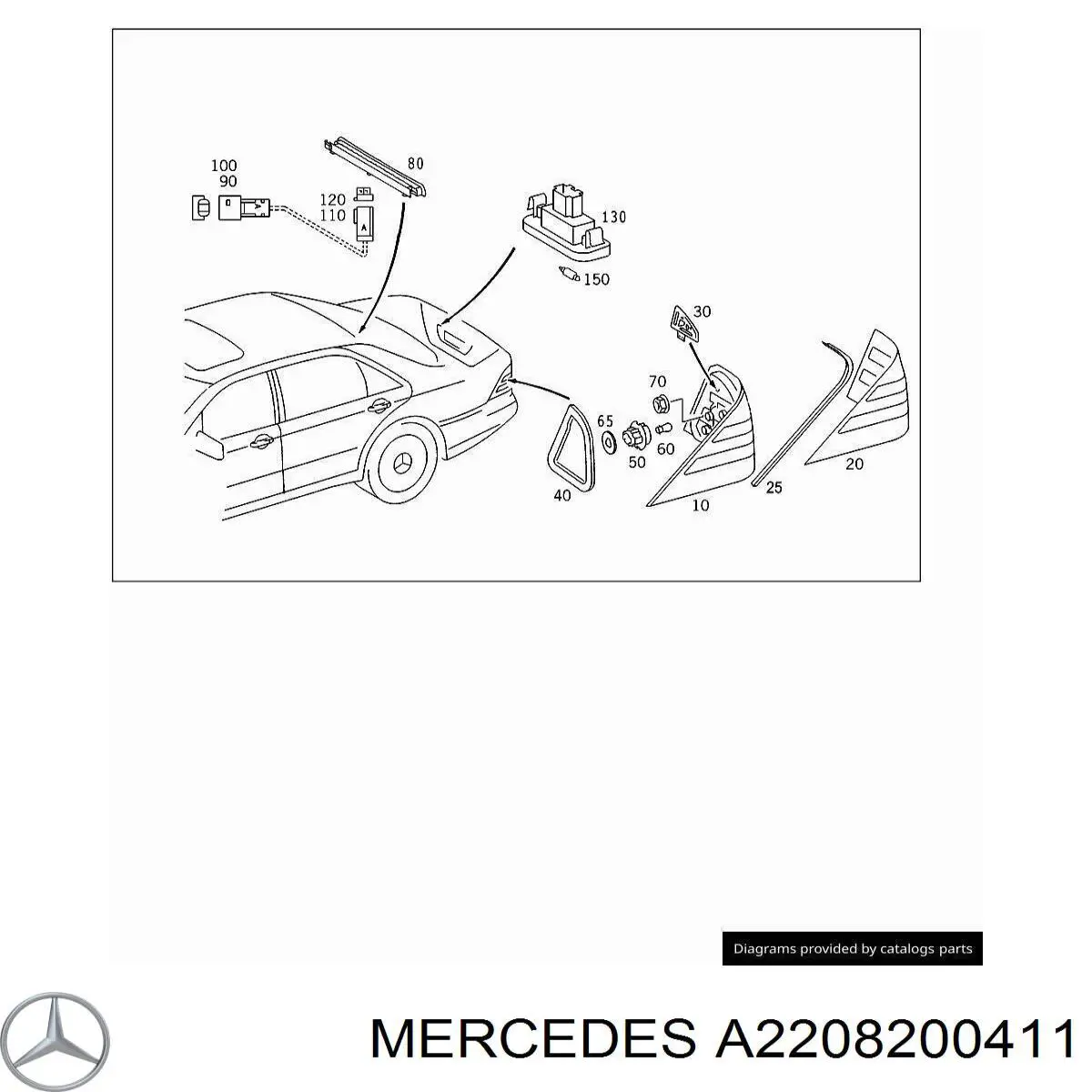 A2208200411 Mercedes 