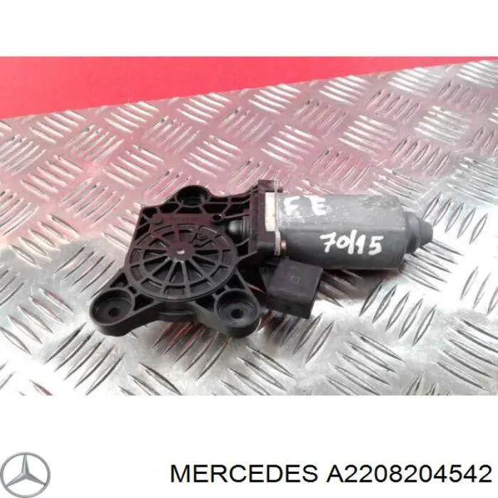 A2208204542 Mercedes motor eléctrico, elevalunas, puerta delantera izquierda