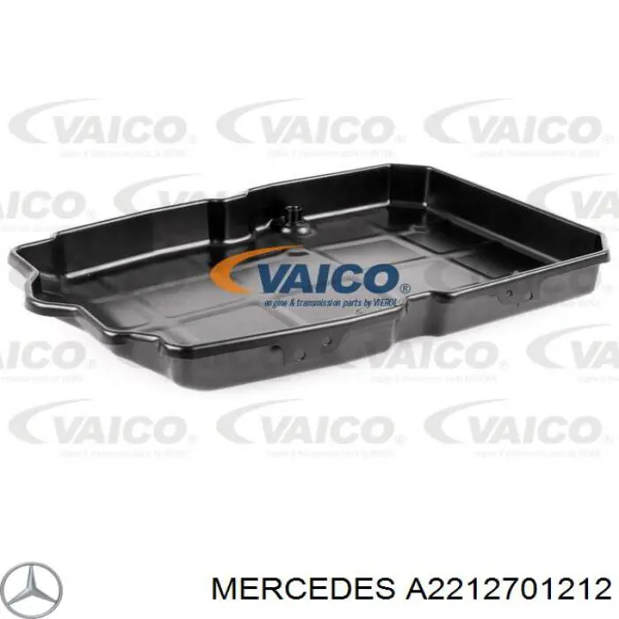 A2212701212 Mercedes cárter de aceite, caja automática