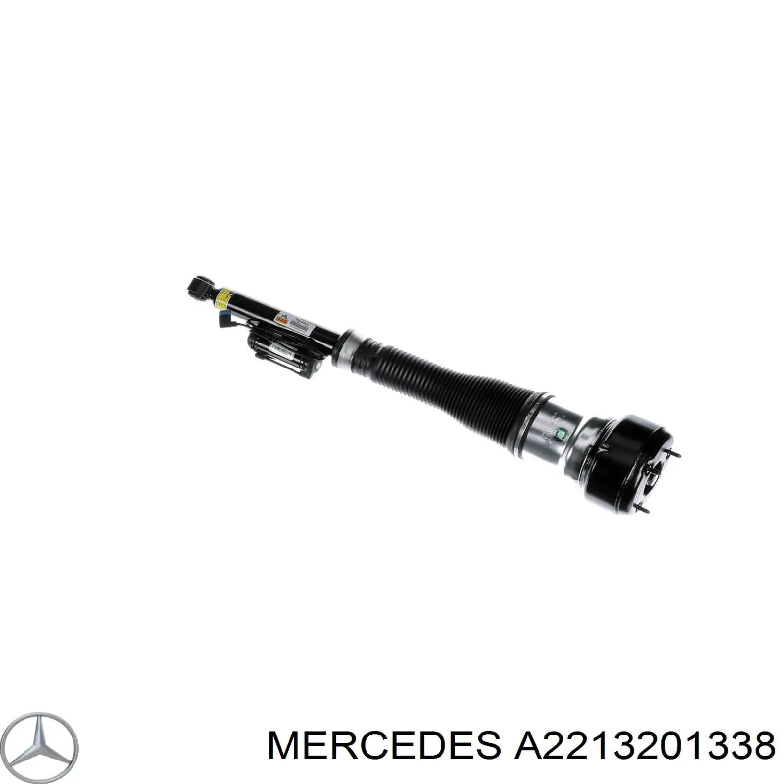 A2213201338 Mercedes amortiguador trasero izquierdo