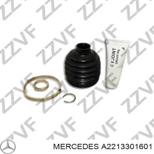 A2213301601 Mercedes árbol de transmisión delantero izquierdo