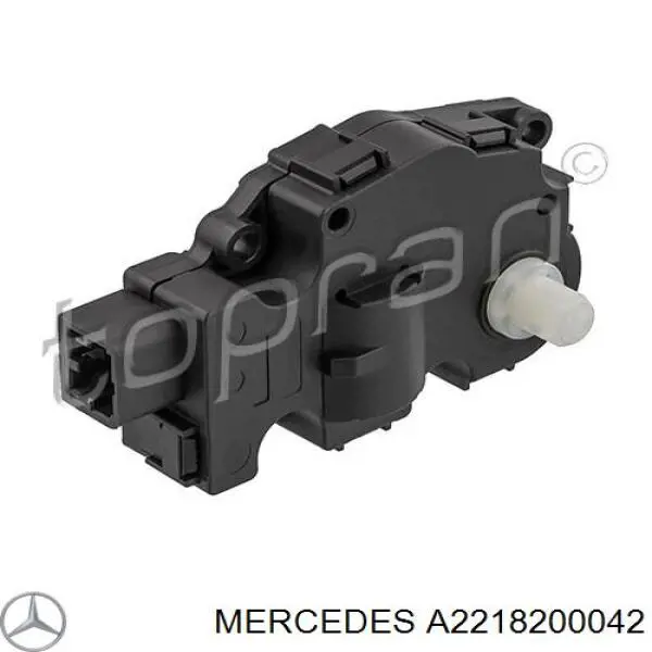 A2218200042 Mercedes elemento de reglaje valvula mezcladora actuador de compuerta