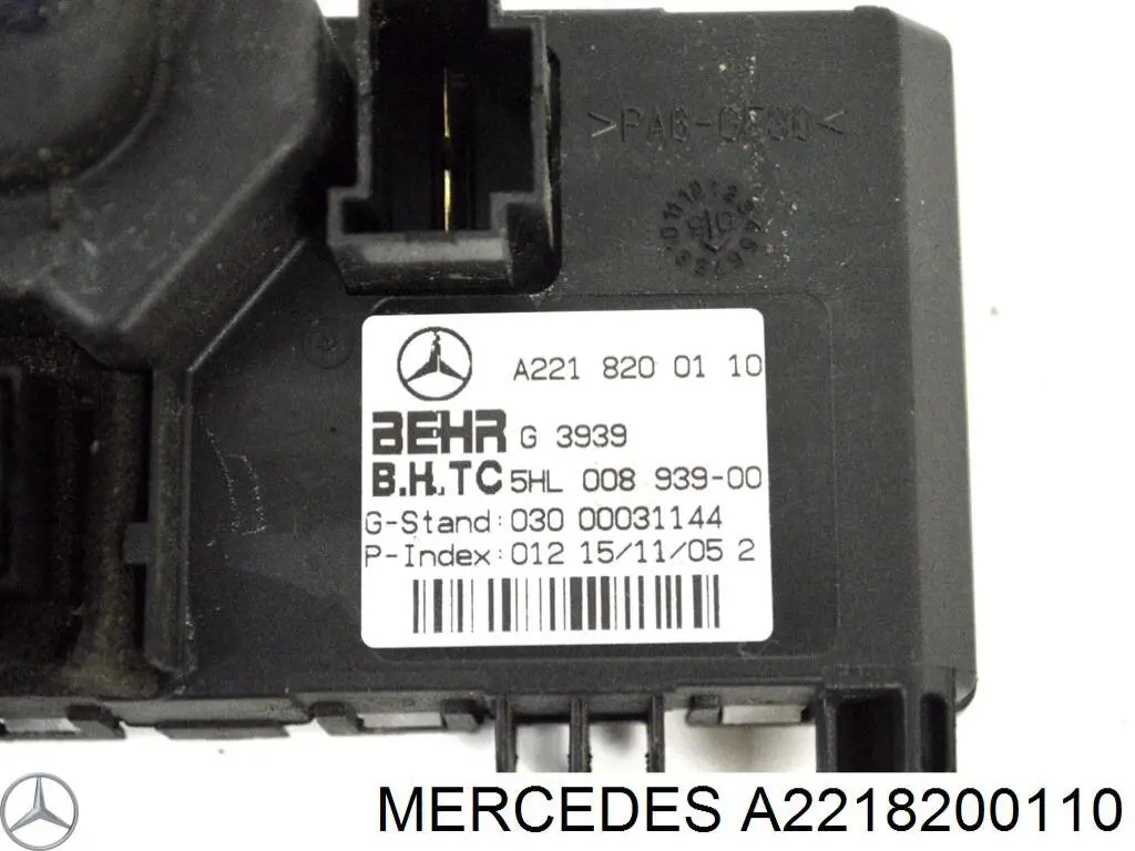 2218706758 Mercedes resitencia, ventilador habitáculo