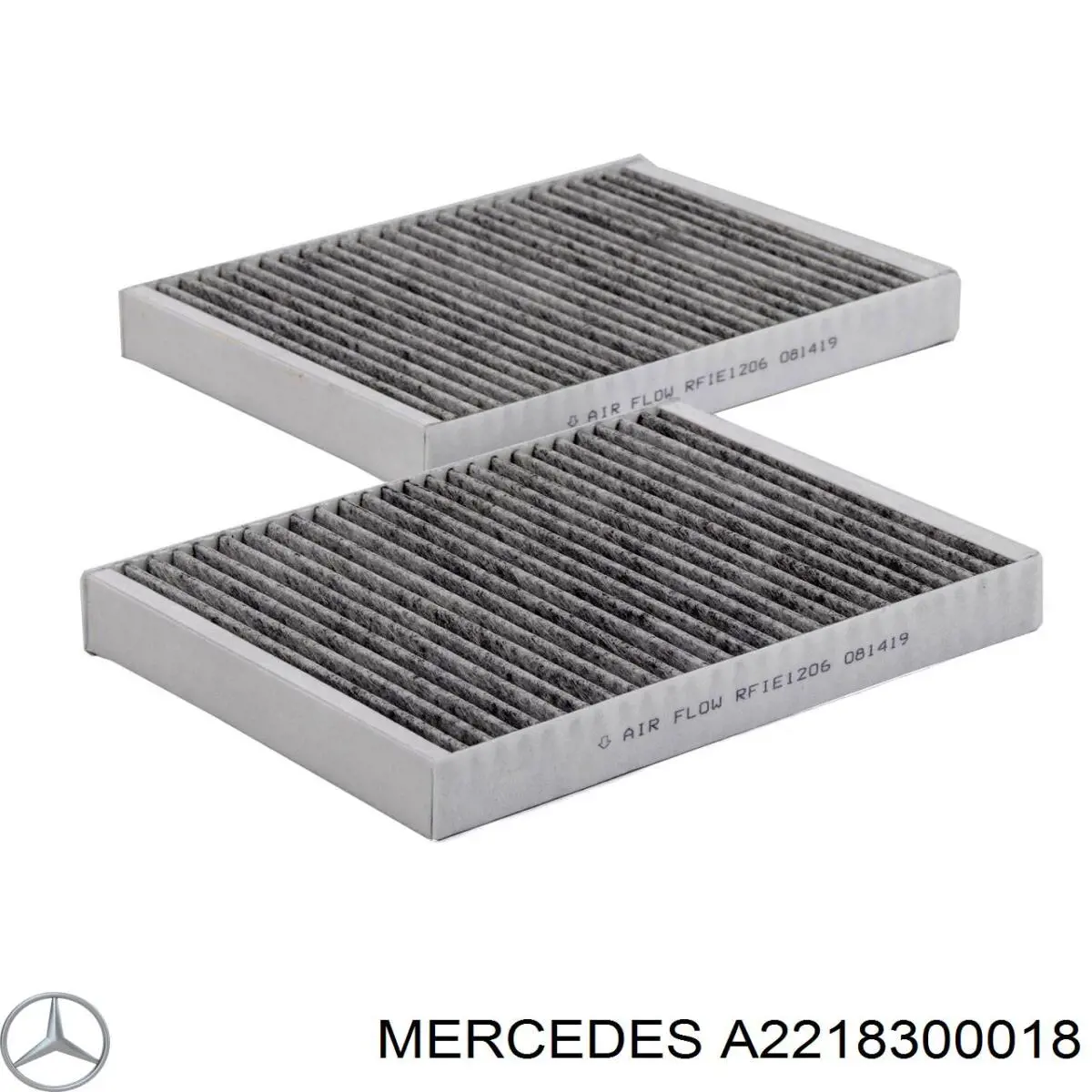 A2218300018 Mercedes filtro de habitáculo