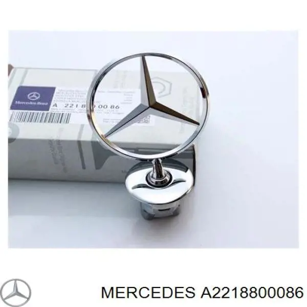 A2218800086 Mercedes emblema de capó