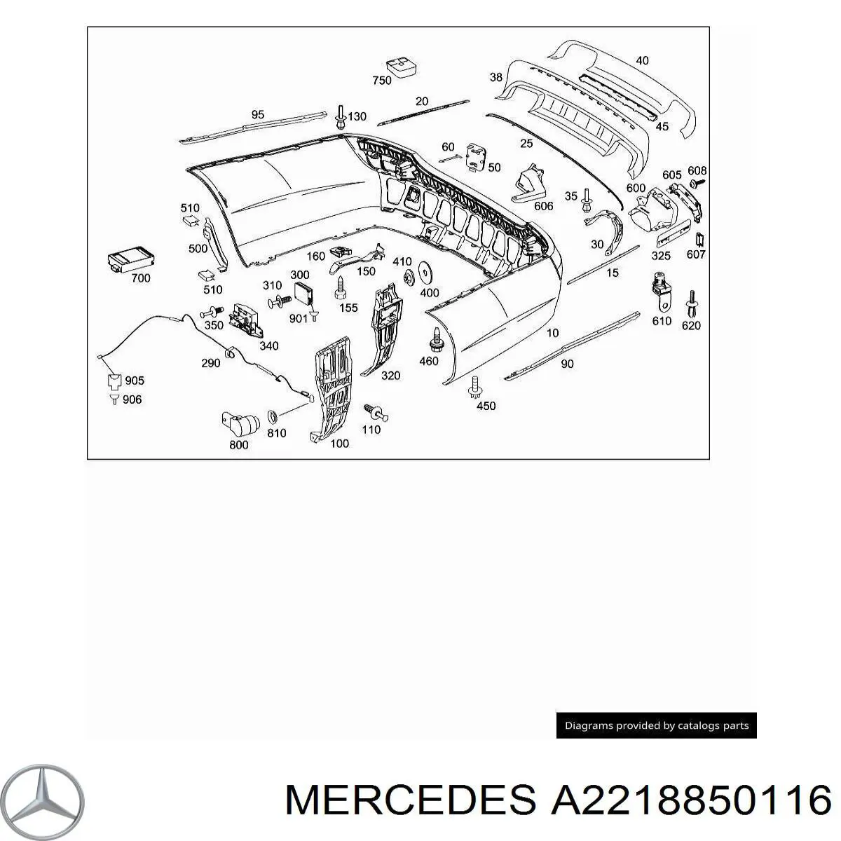 A2218850116 Mercedes 