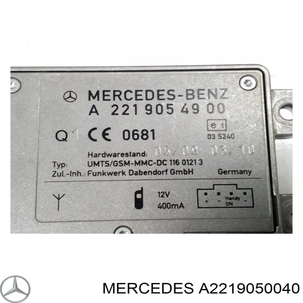 2198203789 Mercedes amplificador de señal