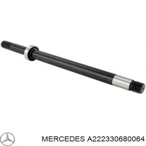  Semieje de transmisión intermedio para Mercedes GLC X253