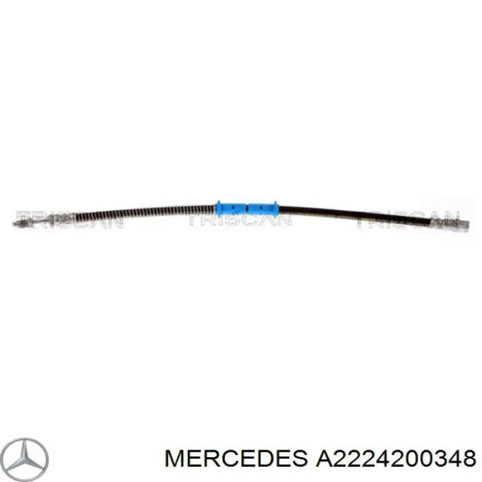 A2224200348 Mercedes latiguillo de freno delantero