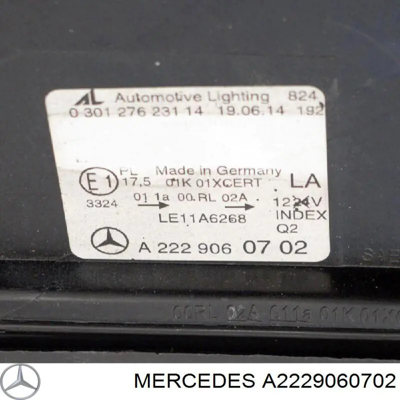 A2229060702 Mercedes 