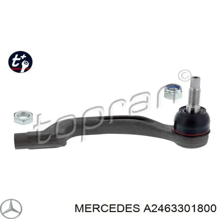 A2463301800 Mercedes rótula barra de acoplamiento exterior