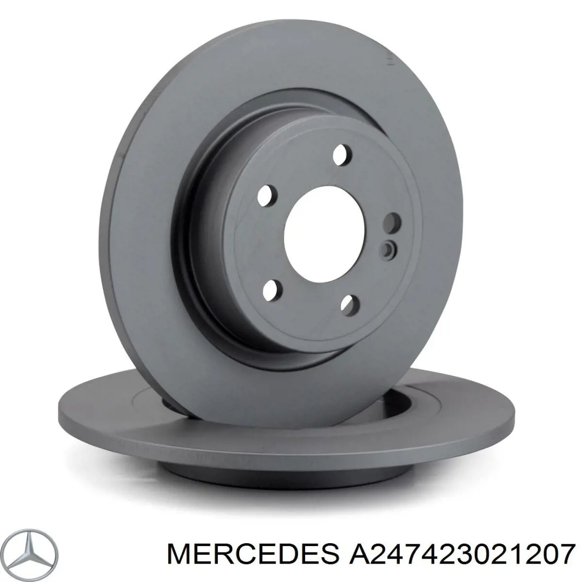  Disco de freno trasero para Mercedes B W247