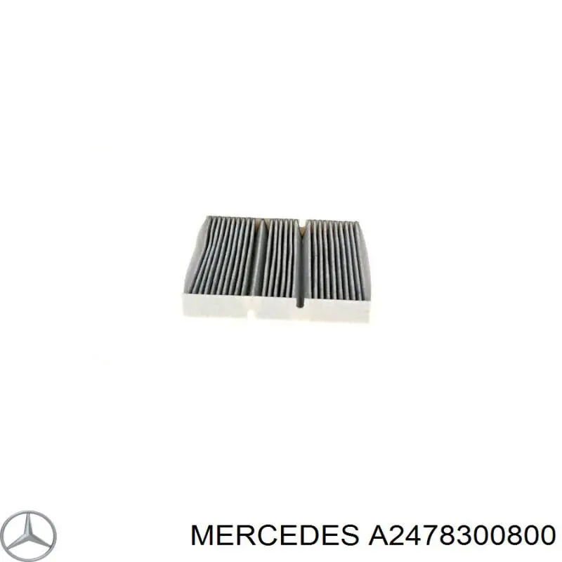 A2478300800 Mercedes filtro de habitáculo