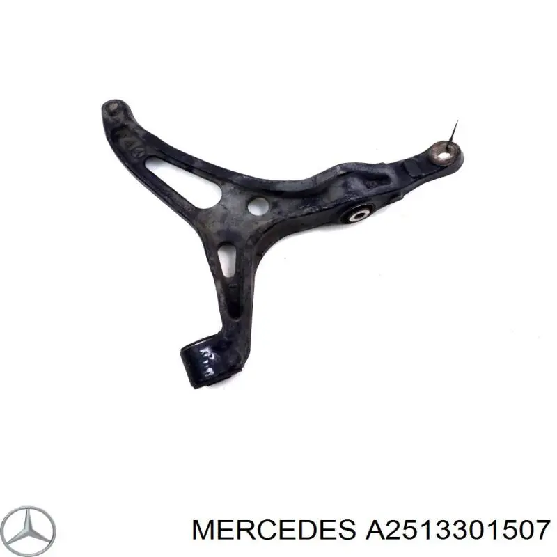 A2513301507 Mercedes barra oscilante, suspensión de ruedas delantera, inferior izquierda