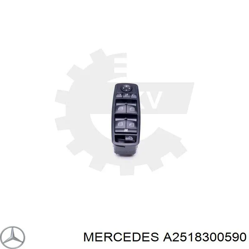 A2518300590 Mercedes unidad de control elevalunas delantera izquierda