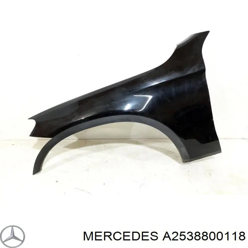 A2538800118 Mercedes guardabarros delantero izquierdo