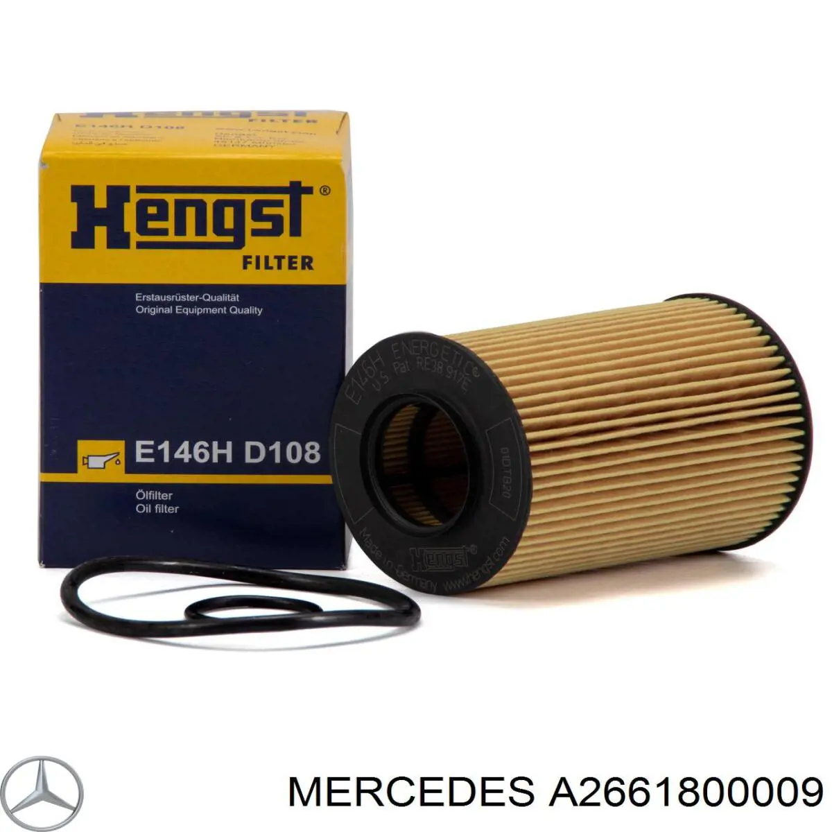 A2661800009 Mercedes filtro de aceite