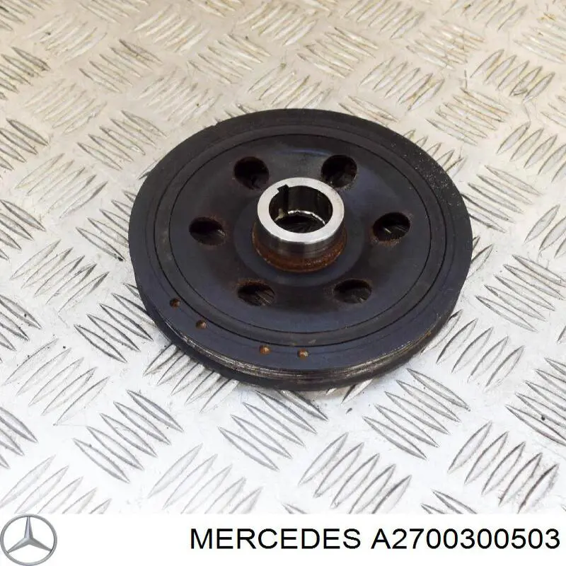 A2700300503 Mercedes polea, cigüeñal