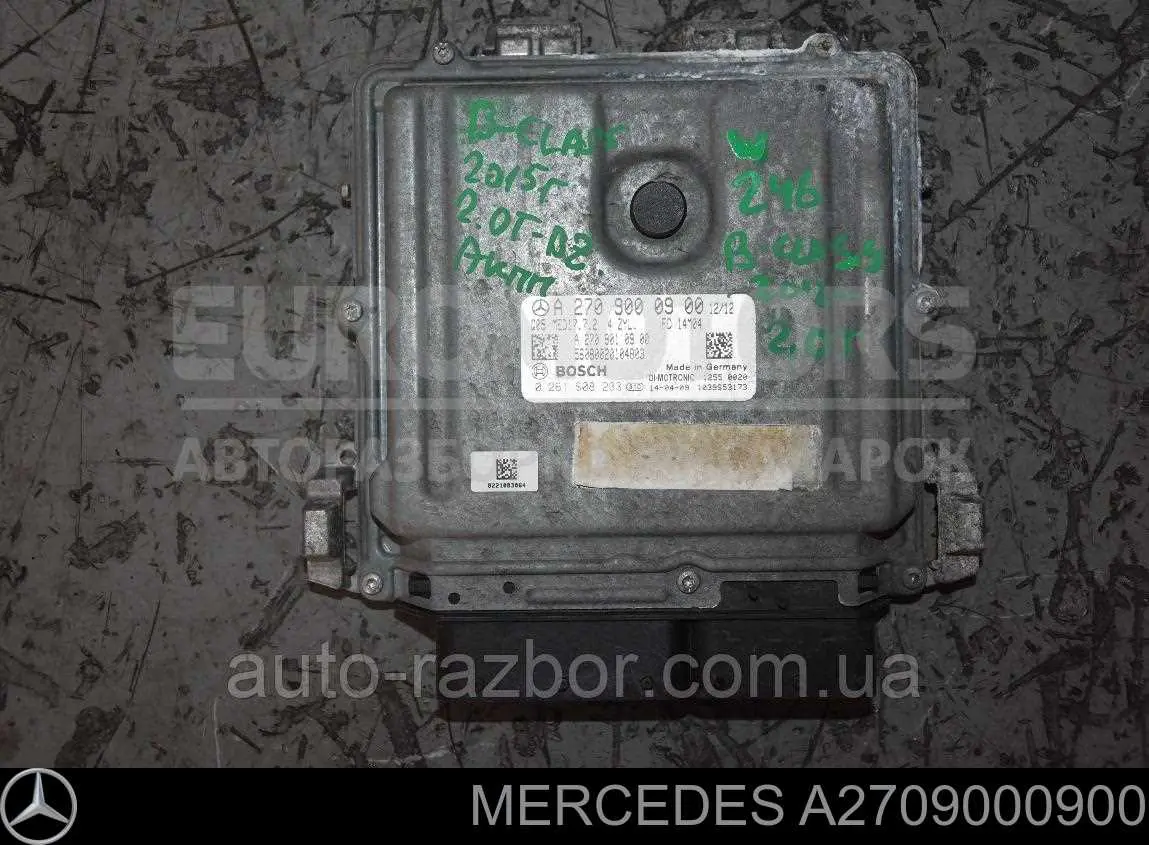 A2709000900 Mercedes sensor de distancia por radar