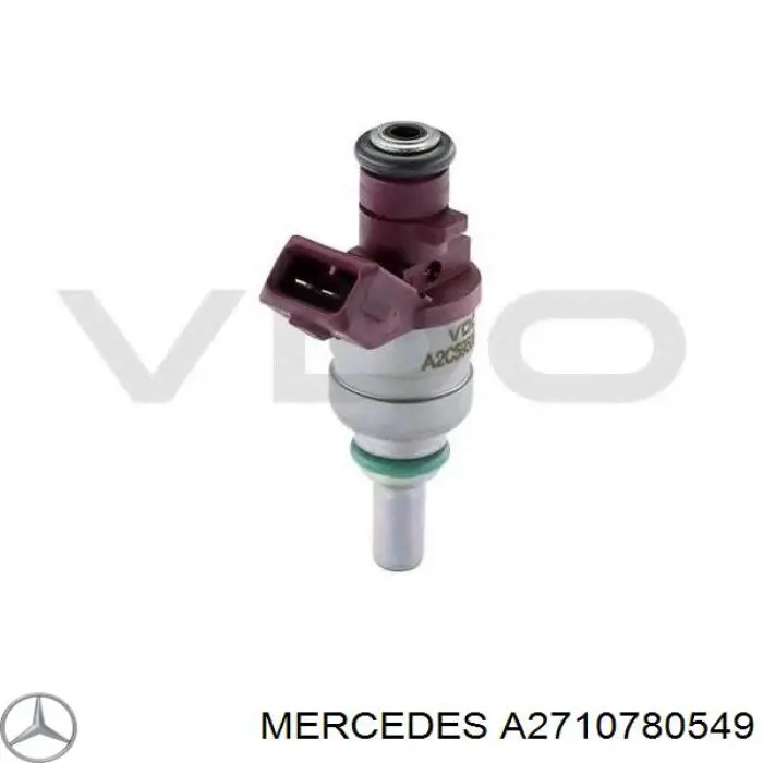 A2710780549 Mercedes inyector de combustible