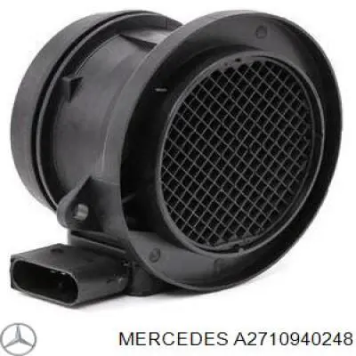 A2710940248 Mercedes sensor de flujo de aire/medidor de flujo (flujo de aire masibo)