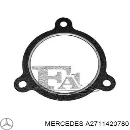 A2711420780 Mercedes junta, catalizador, tubo de escape, delantera