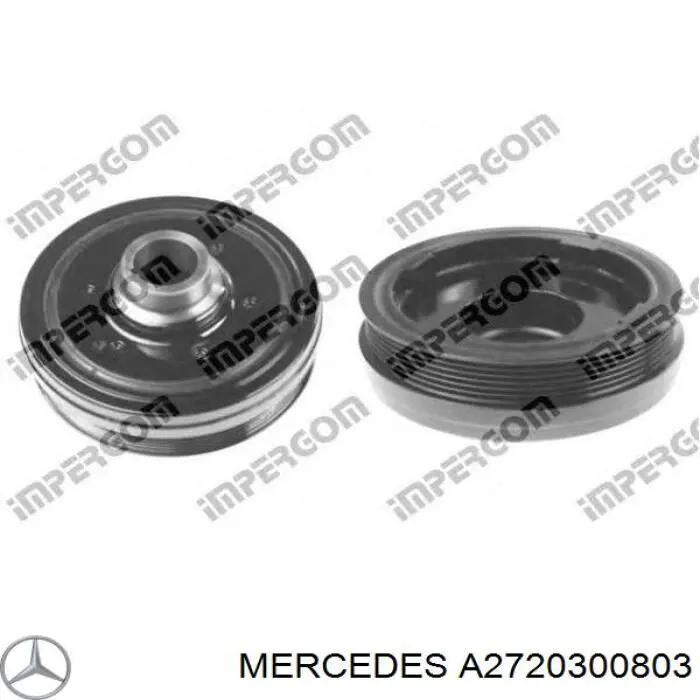 A2720300803 Mercedes polea, cigüeñal