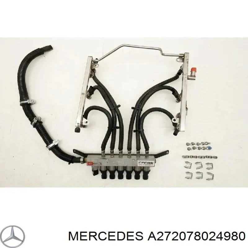 A272078024980 Mercedes inyector de combustible