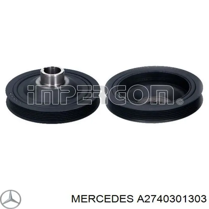  Polea, cigüeñal para Mercedes E W212