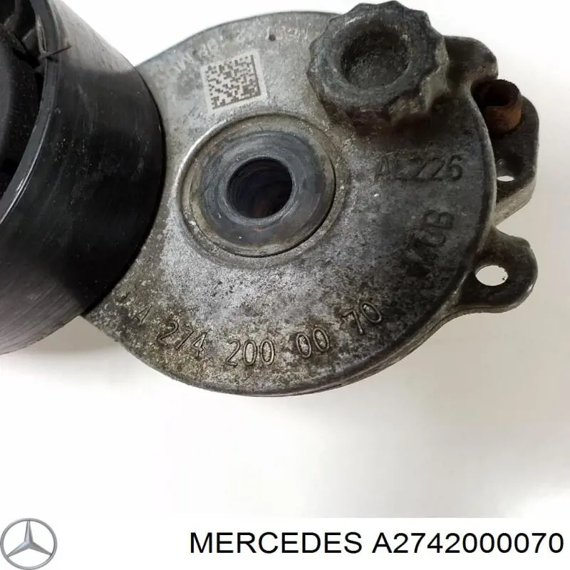 A2742000070 Mercedes tensor de correa, correa poli v