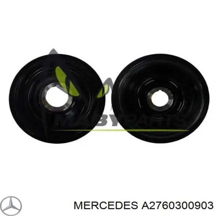 A2760300903 Mercedes polea, cigüeñal