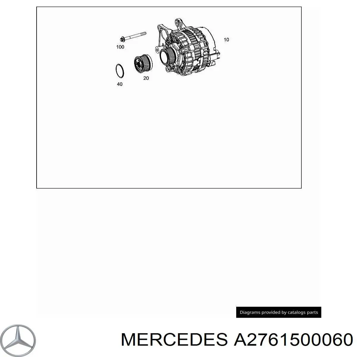 A2761500060 Mercedes poleas juego de piezas