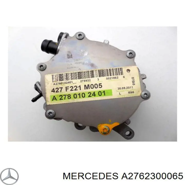 A2762300065 Mercedes bomba de vacío