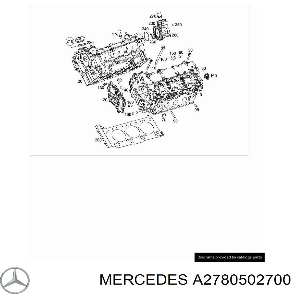 A2780502700 Mercedes 