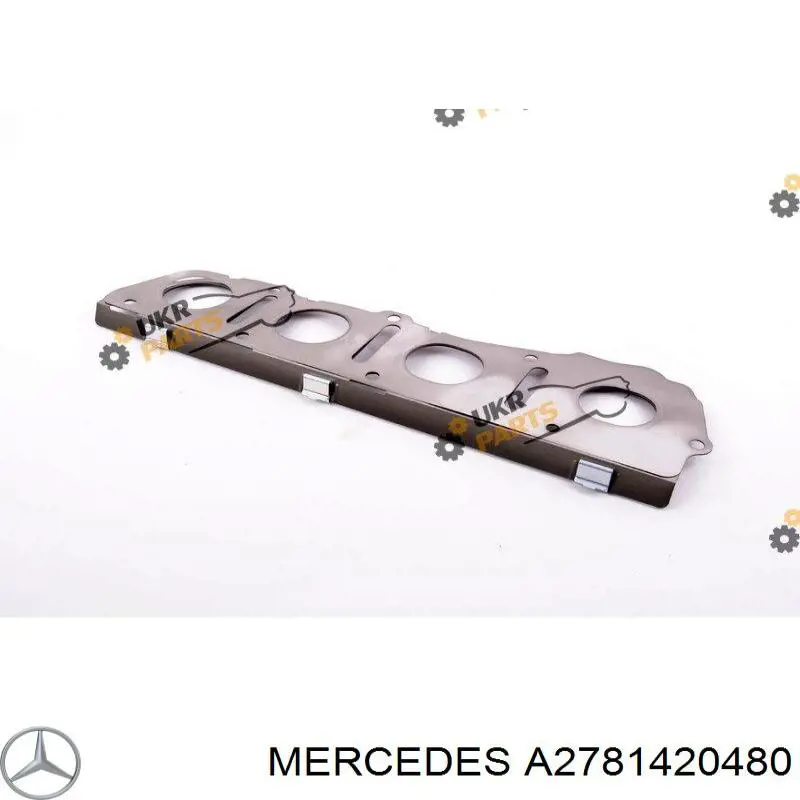 A2781420480 Mercedes junta, colector de escape, derecha