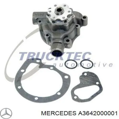 A3642000001 Mercedes bomba de agua