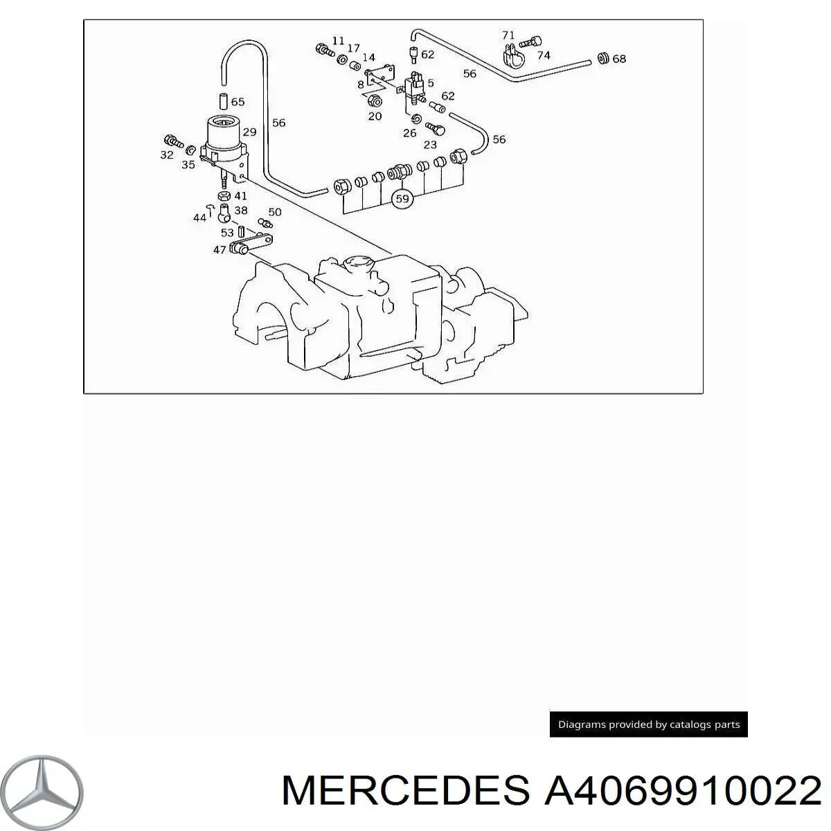 A4069910022 Mercedes 