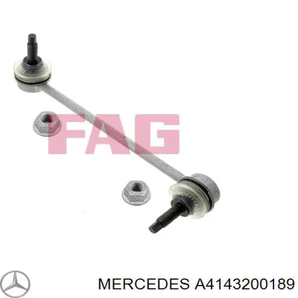 A4143200189 Mercedes soporte de barra estabilizadora delantera