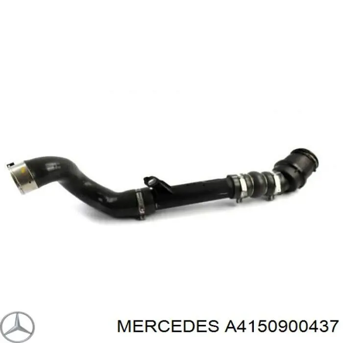 A4150900437 Mercedes tubo flexible de aire de sobrealimentación derecho