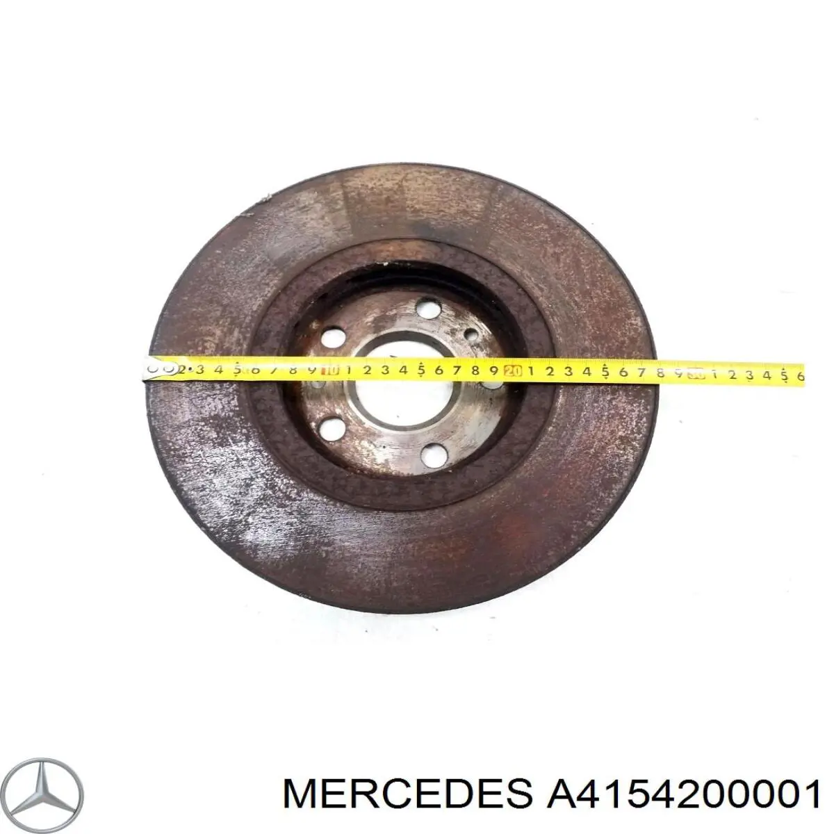 A4154200001 Mercedes freno de disco delantero