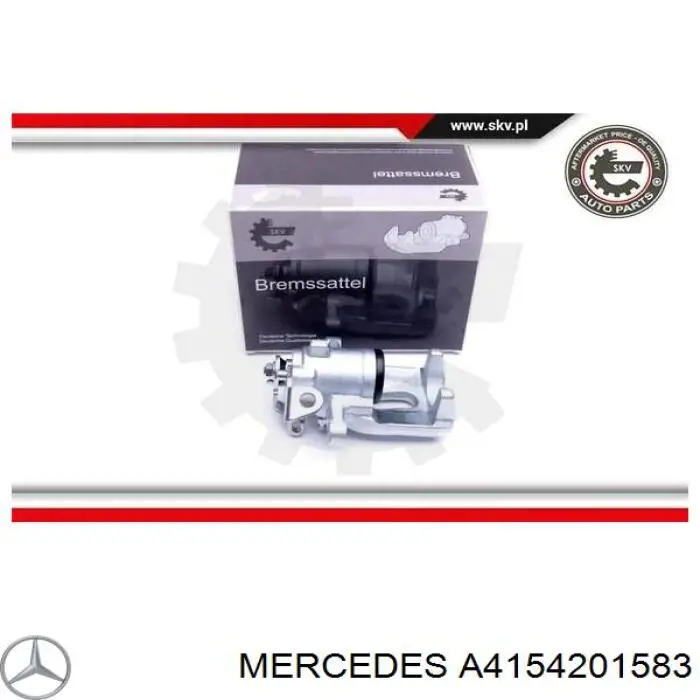 A4154201583 Mercedes pinza de freno trasero derecho