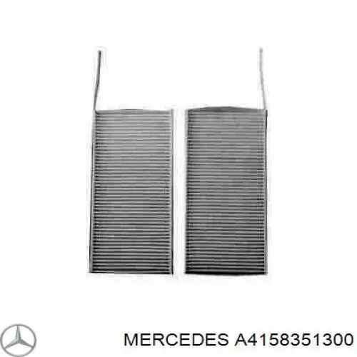 A4158351300 Mercedes filtro de habitáculo