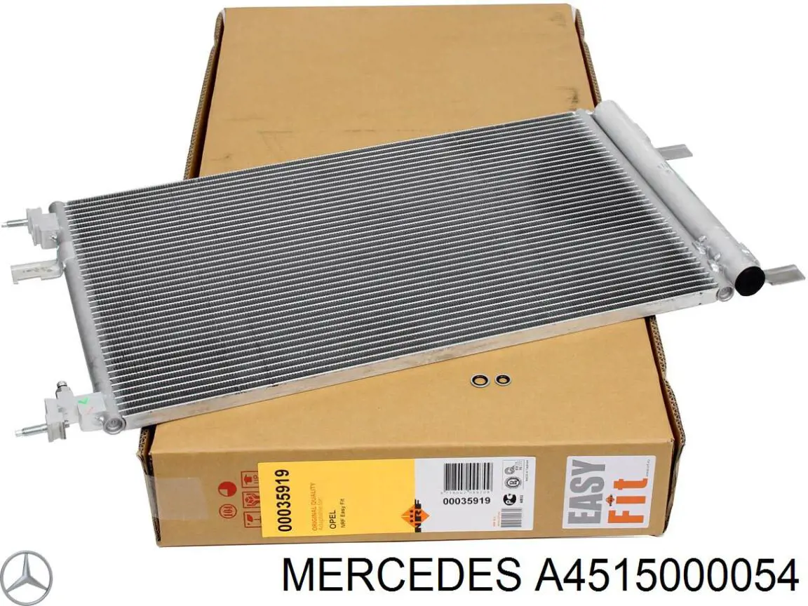 A4515000054 Mercedes condensador aire acondicionado